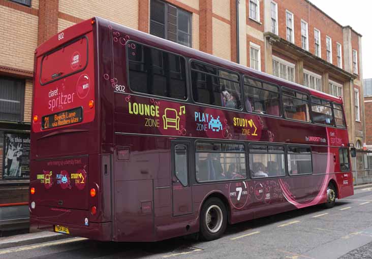 Reading Buses Scania N94UD East Lancs Omnidekka 802 Claret Spritzer